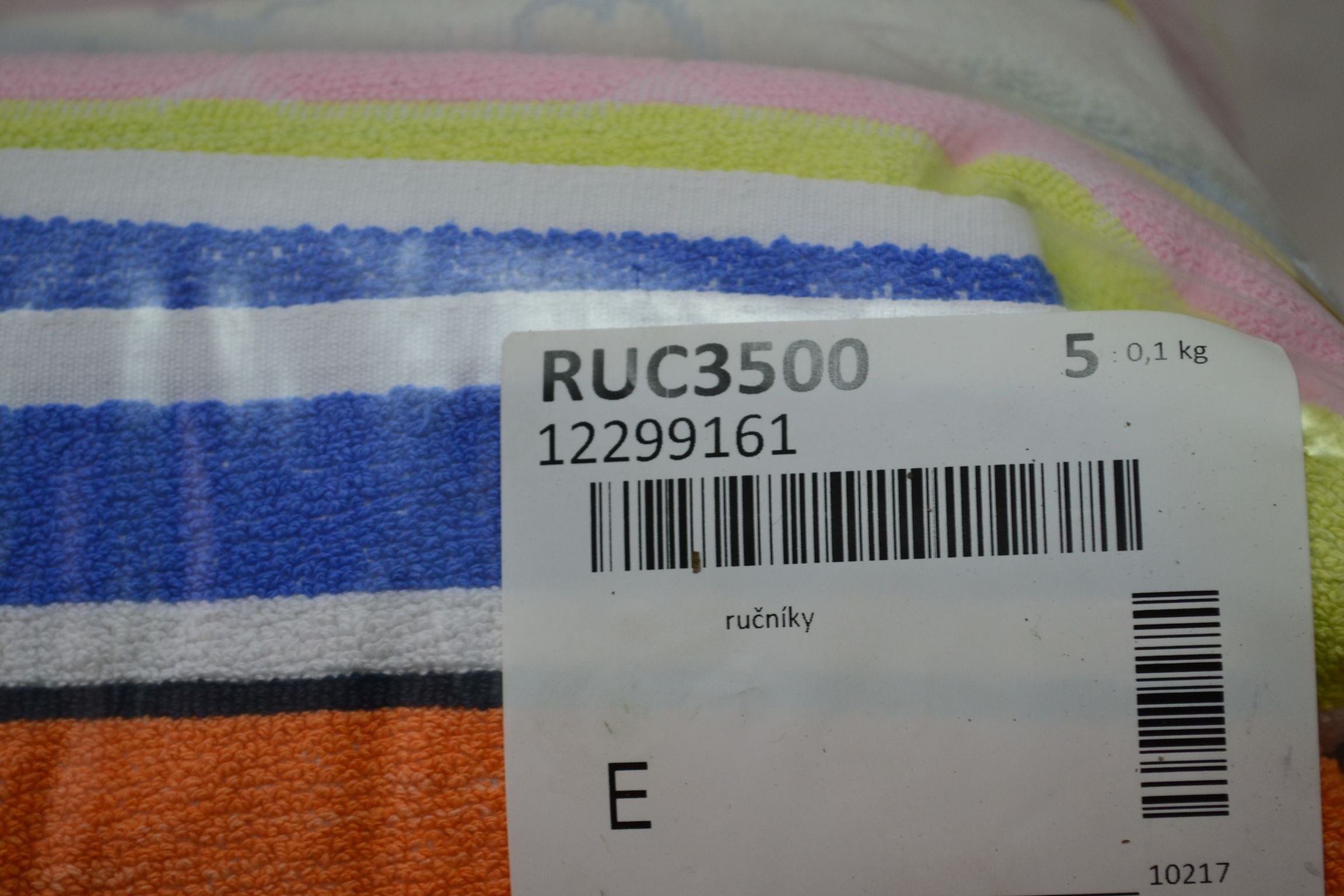 RUC3500 Полотенца; код мешка 12299161