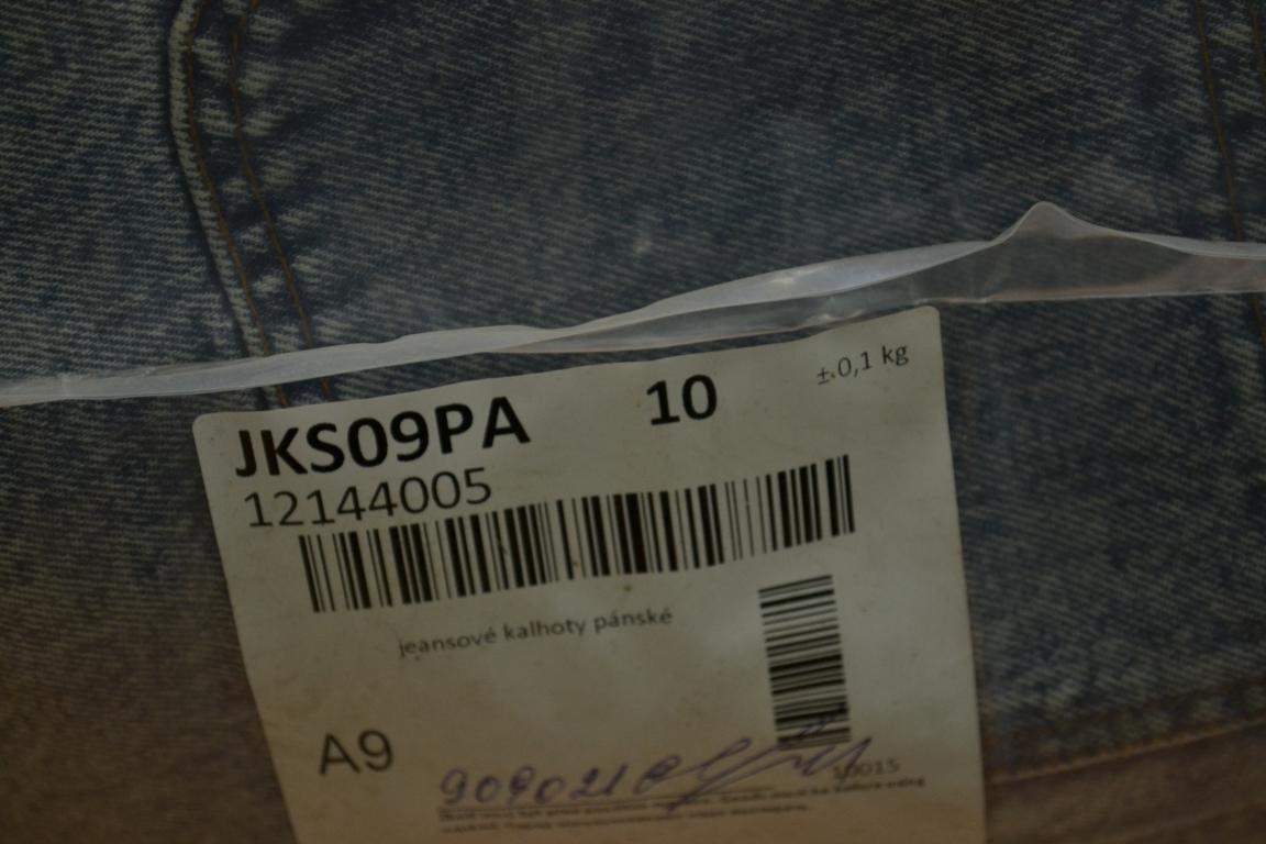 JKS09PA ;Джинсовые брюки мужские ;код мешка 12144005