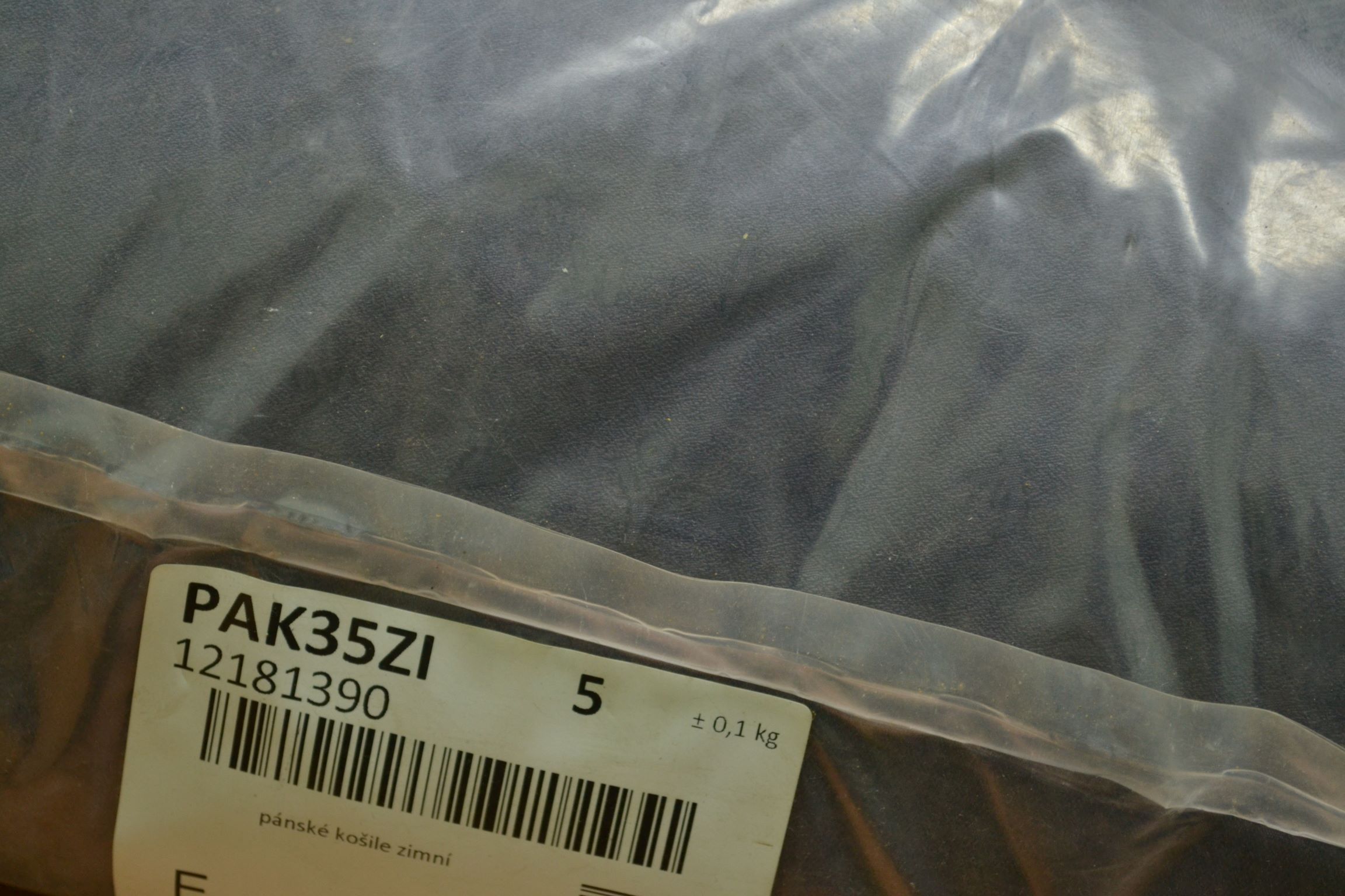 PAK35ZI Мужские рубашки с длинным рукавом;  код мешка12181390